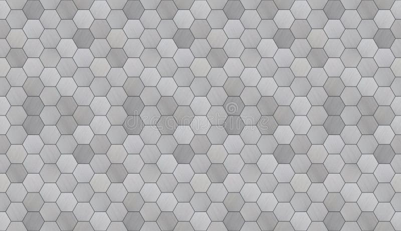 futuristic hexagonal aluminum tiled seamless texture alunimun tiles as high detail background 50207554