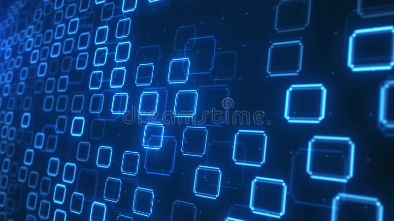Futuristic Hi Tech Graphic Interface With Digital Code And Data Loop Futuristic Hi Tech Graphic Interface With Digital Code And Data Loop