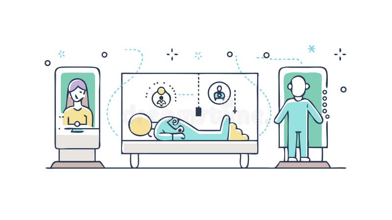 Futuristic Human Hologram Vector, Virtual Reality Interface, vector design Generative AI vector illustration