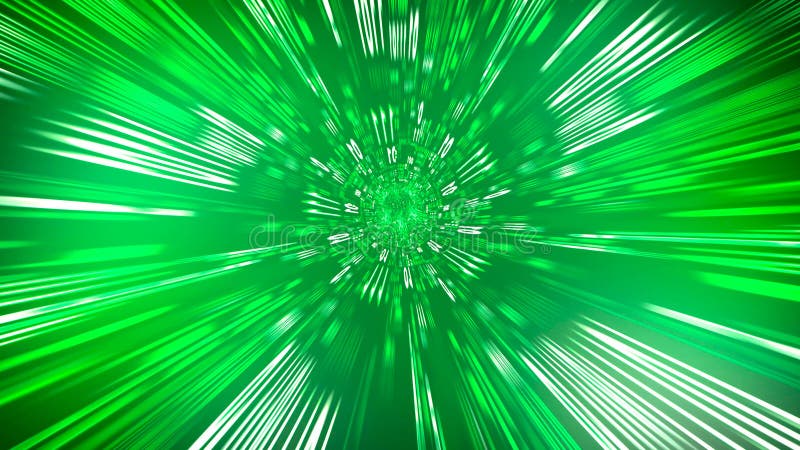 Futuristic journey through green cyberspace. Abstract futuristic technology concept. 3d illustration vector illustration Futuristic journey through green cyberspace. Abstract futuristic technology concept. 3d illustration vector illustration