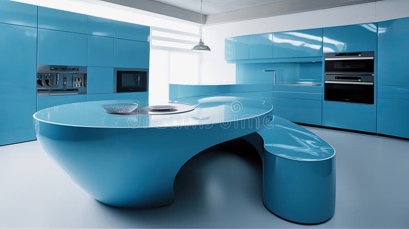 Futuristic funny kitchen with tools AI Generated 23035451 Stock Photo at  Vecteezy