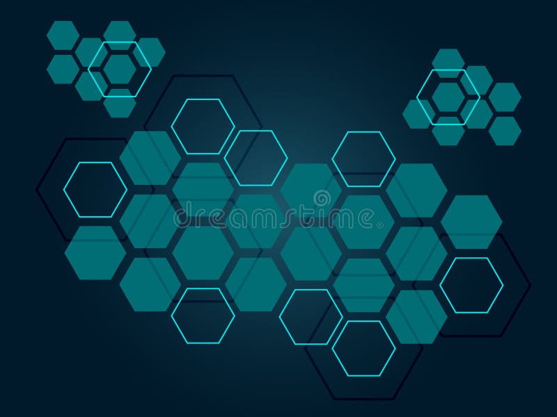 Futuristic Modern High-tech Background. Technology Polygonal Concept  Abstract Hexagon Background for Digital Technology Stock Vector -  Illustration of hitech, corporate: 198420108