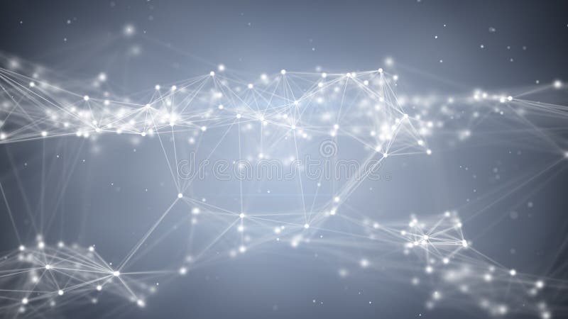 Fundal abstract de formă de rețea futuristă royalty free illustration