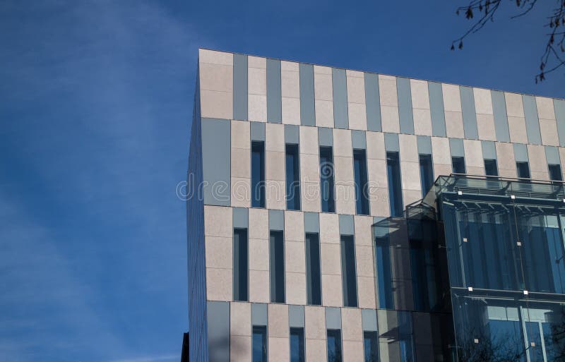 Futuristic office building royalty free stock image Futuristic office building royalty free stock image