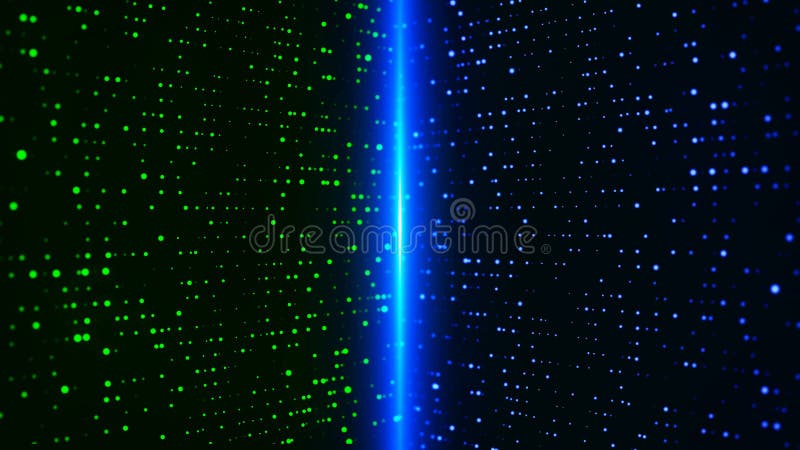 Futuristic particle dotted lines. Technology background. Abstract digital particle wave. Network connection structure royalty free illustration