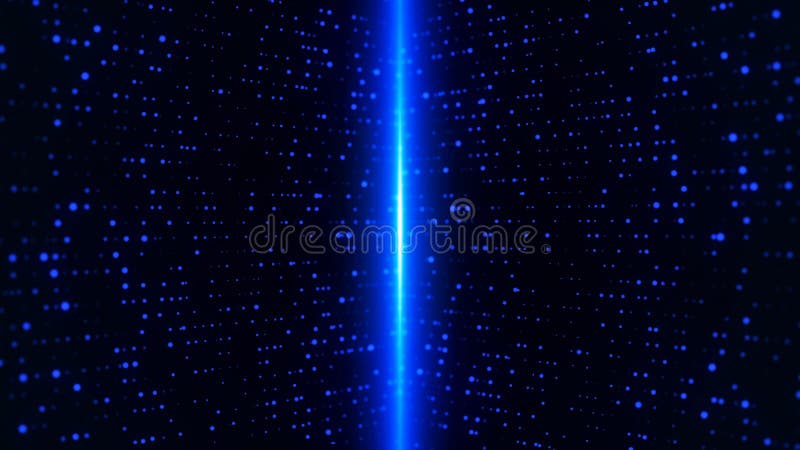 Futuristic particle dotted lines. Technology background. Abstract digital particle wave. Network connection structure stock illustration