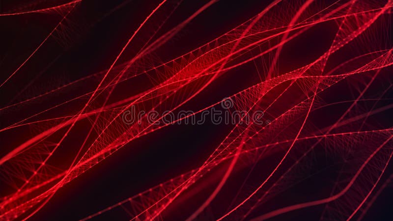 Futuristic particle wave. Abstract technology background. Big data visualization. Vector illustration vector illustration
