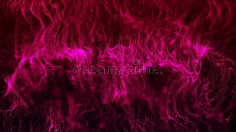 Futuristic particle wave. Abstract technology background. Big data visualization. Vector illustration royalty free illustration