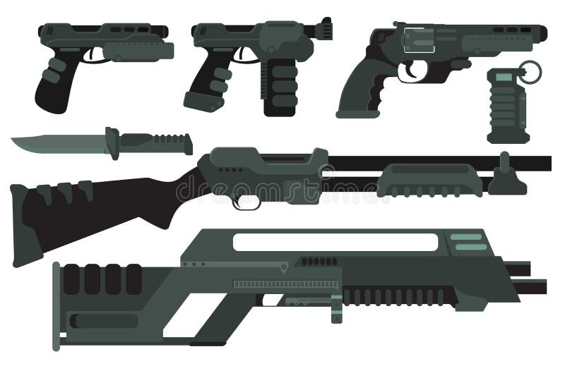 futuristic airsoft pistols