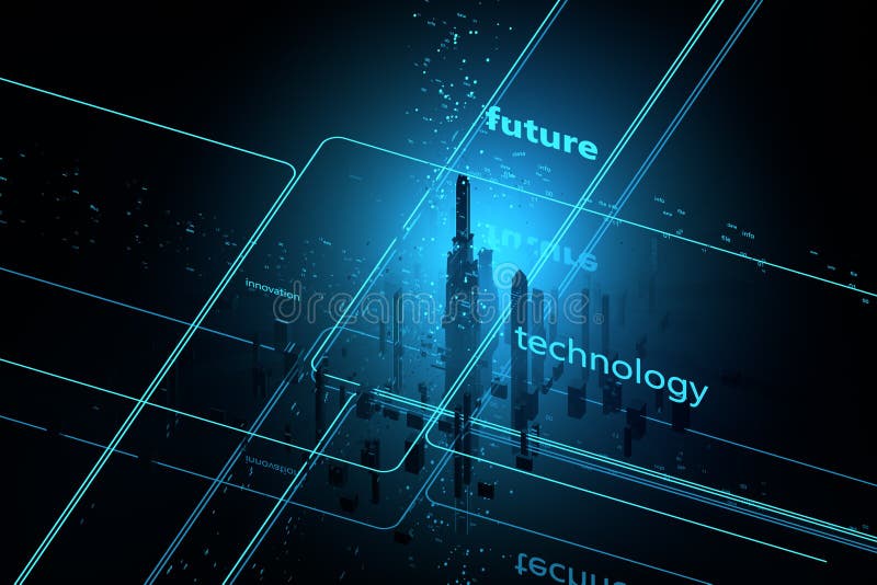 Futuristic skyscrapers vector illustration Futuristic skyscrapers vector illustration