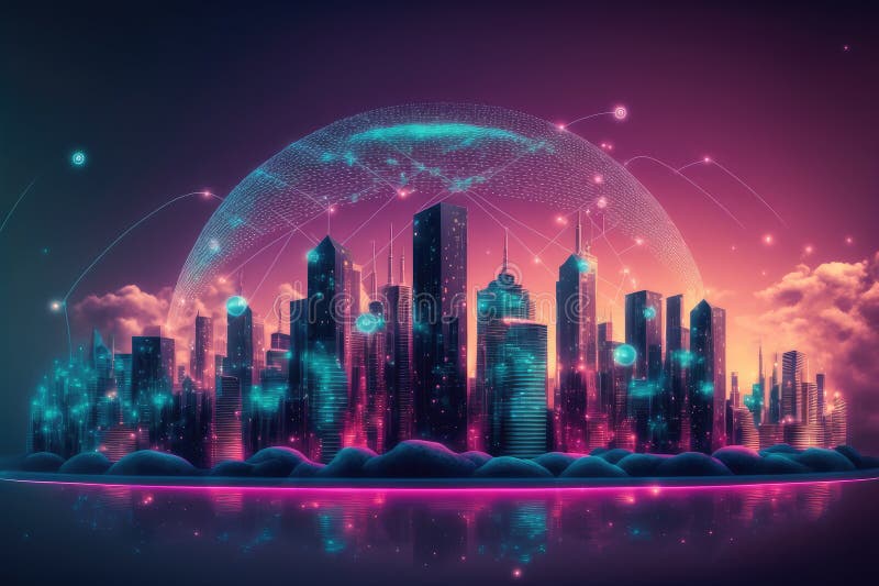 Futuristic Smart City Network Connection through Wireless