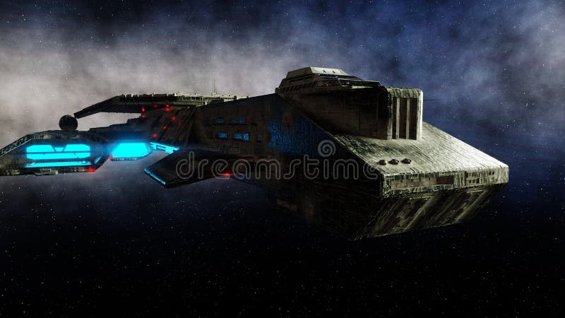Futuristic space ship in . Earth planet wonderfull view. realistic metal surface . 3d rendering. vector illustration Futuristic space ship in . Earth planet wonderfull view. realistic metal surface . 3d rendering. vector illustration