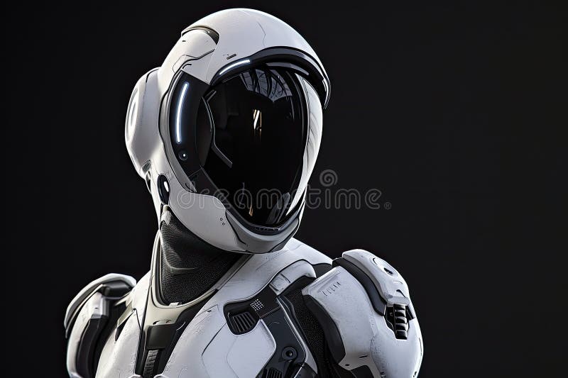 Futuristic space station with advanced scientific facilities royalty free illustration