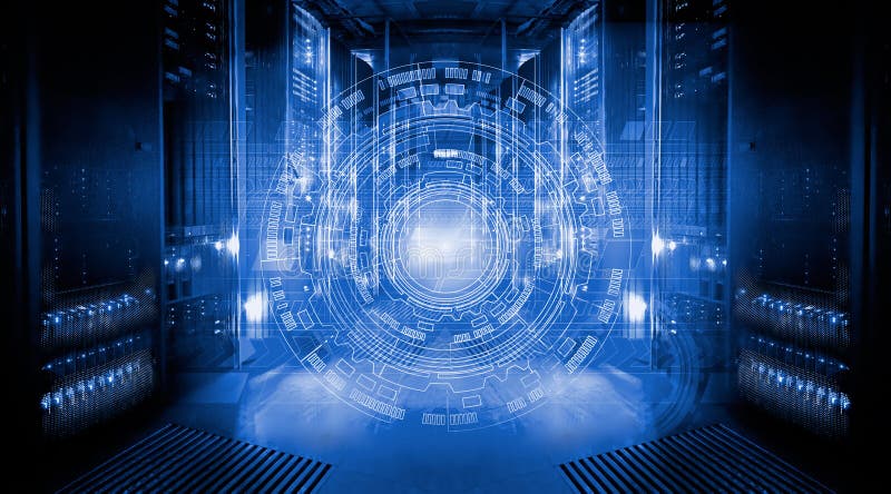 Futuristic tech scheme on background of fantastic symmetric number mainframes stock photo Futuristic tech scheme on background of fantastic symmetric number mainframes stock photo