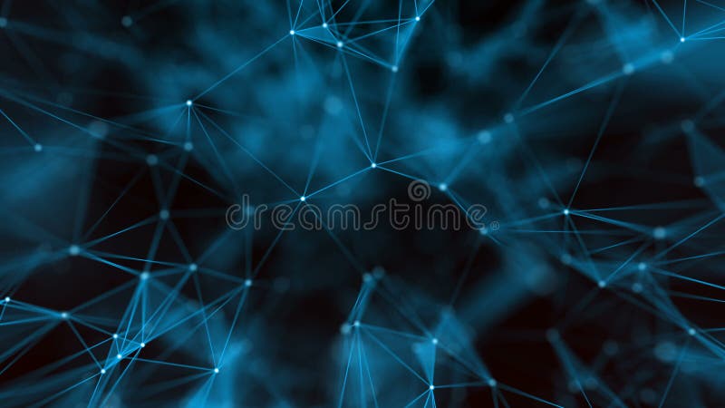 Futuristic technology abstract background. Beautiful plexus. stock illustration