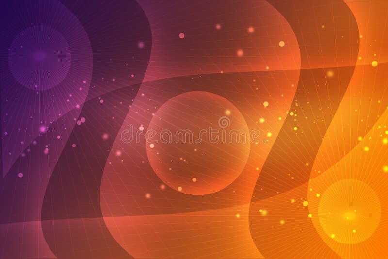 Futuristic Technology Abstract Background with curves stock illustration.
