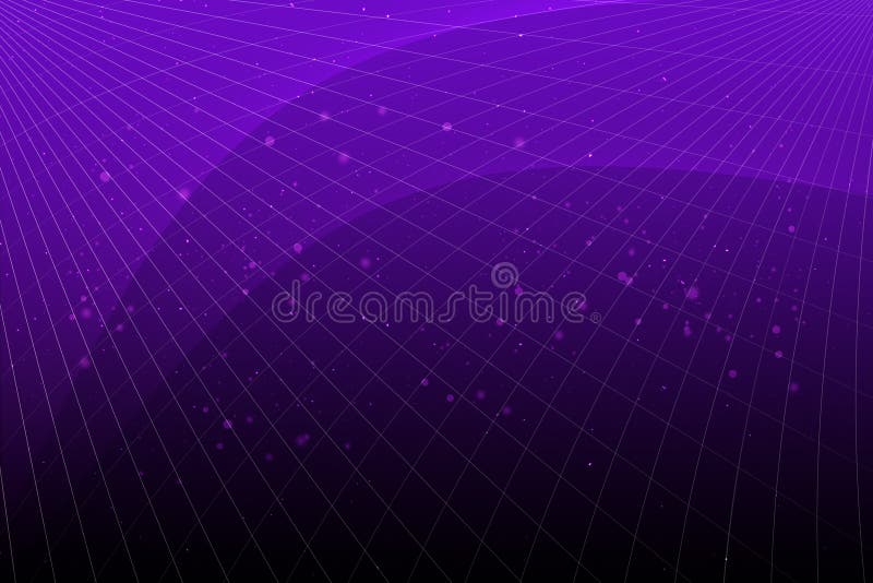 Futuristic Technology Abstract Background with Grid vector illustration