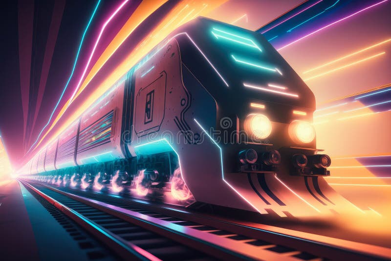 Futuristic Train Background Pack