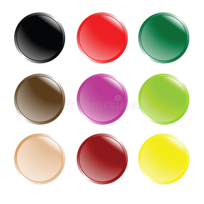 Futuristic web buttons royalty free illustration