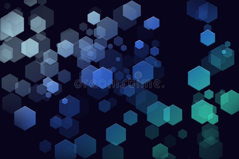 Futuristisch Hexagon behang als achtergrond royalty-vrije illustratie Futuristisch Hexagon behang als achtergrond royalty-vrije illustratie