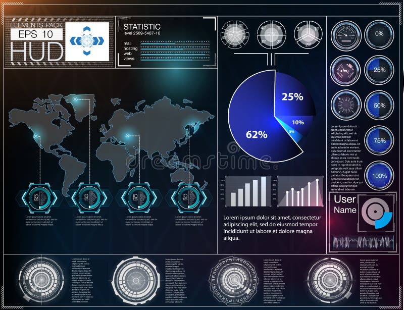 Futuristische Benutzerschnittstelle HUD UI Abstrakte virtuelle grafische NotenBenutzerschnittstelle Weltraum Hud-Hintergrundes stock abbildung Futuristische Benutzerschnittstelle HUD UI Abstrakte virtuelle grafische NotenBenutzerschnittstelle Weltraum Hud-Hintergrundes stock abbildung