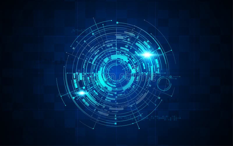 Futuristische sc.i-van het de technologiepatroon van FI het conceptenachtergrond vector illustratie Futuristische sc.i-van het de technologiepatroon van FI het conceptenachtergrond vector illustratie