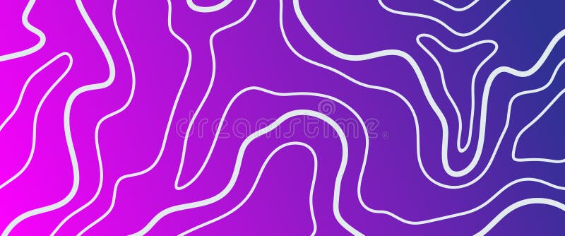 Futuristischer neonabstrakter topographischer Hintergrund stock abbildung