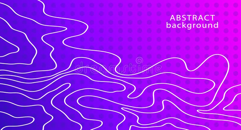 Futuristischer neonabstrakter topographischer Hintergrund lizenzfreie abbildung