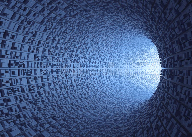 Futuristischer Tunnel Futuristischer Tunnel