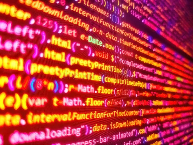 Futuro del cyberspazio informatico e concetto di innovazione. programmazione concetto di algoritmo astratto flusso di lavoro. svil fotografie stock libere da diritti