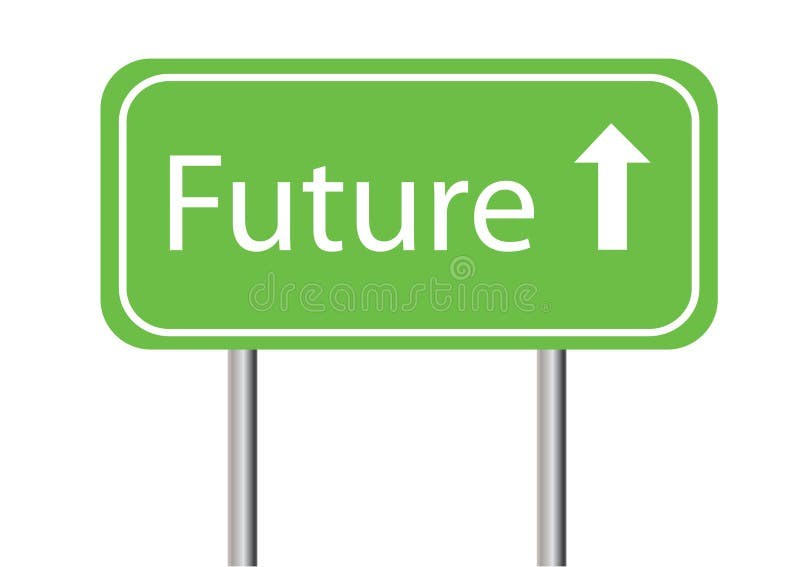 Futuro en el fondo blanco libre illustration Futuro en el fondo blanco libre illustration