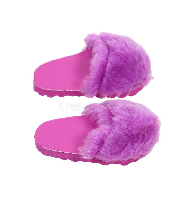 Fuzzy Pink Slippers