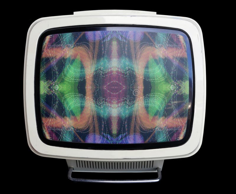 Fuzzy tv stock photo. Image of electronic, film, media 4928746
