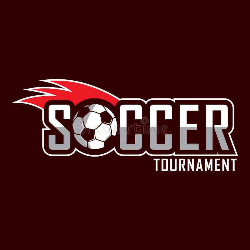 Fußballlogo, Amerika-Logo, klassisches Logo lizenzfreie abbildung Fußballlogo, Amerika-Logo, klassisches Logo lizenzfreie abbildung
