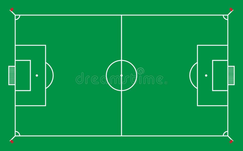 Fußballplatz oder Fußballplatz für Muster und Hintergrund, Vektor vektor abbildung Fußballplatz oder Fußballplatz für Muster und Hintergrund, Vektor vektor abbildung