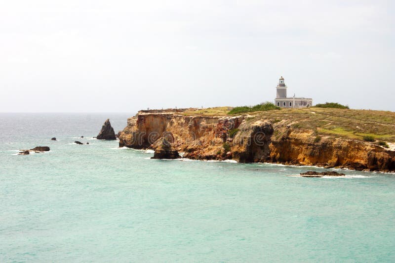 Fyr för Cabo Rojos Los Morrillos royaltyfri bild Fyr för Cabo Rojos Los Morrillos royaltyfri bild