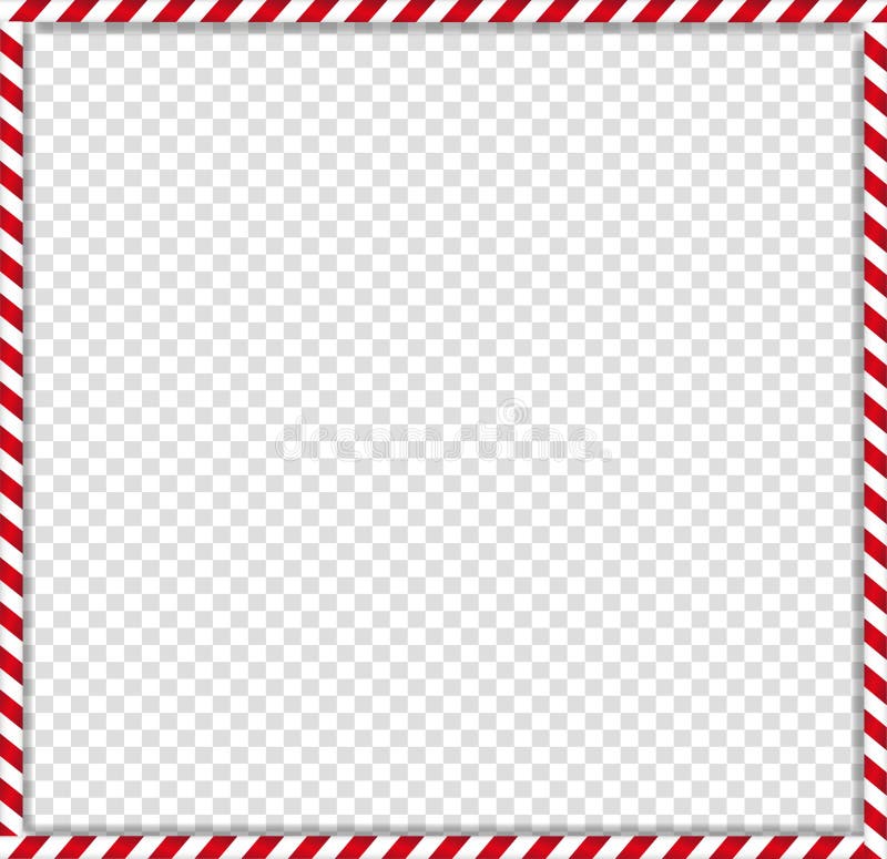 Christmas, new year square cane photo frame with red and white striped lollipop candy pattern isolated on transparent background. Holiday xmas border. Vector illustration, scrapbooking template. Christmas, new year square cane photo frame with red and white striped lollipop candy pattern isolated on transparent background. Holiday xmas border. Vector illustration, scrapbooking template.