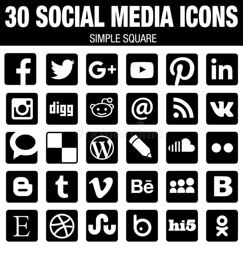 30 black elegant modern square Social Media icons collection with rounded corners, the base must-have icon set for webdesign and graphicdesign with all the new versions of the most popular social media logos. Vector files are the best for printing and resizing. Vector icon set have transparent background. 30 black elegant modern square Social Media icons collection with rounded corners, the base must-have icon set for webdesign and graphicdesign with all the new versions of the most popular social media logos. Vector files are the best for printing and resizing. Vector icon set have transparent background.