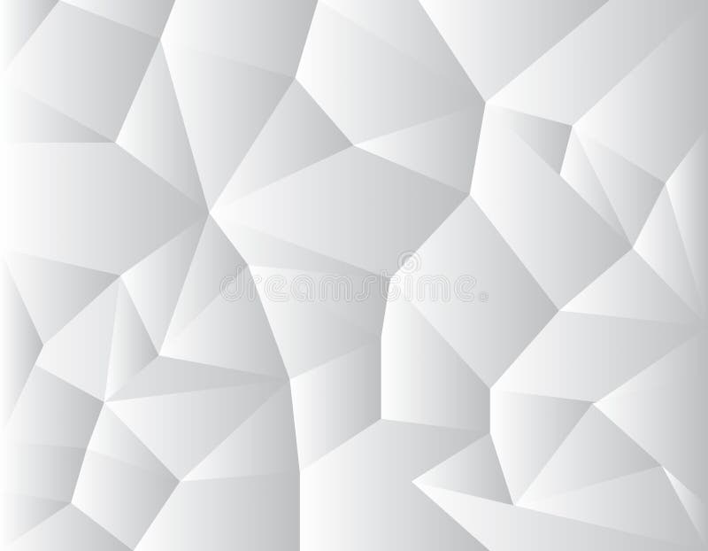 Färben Sie weißen grauen grauen eleganten polygonalen Hintergrund lizenzfreie abbildung Färben Sie weißen grauen grauen eleganten polygonalen Hintergrund lizenzfreie abbildung