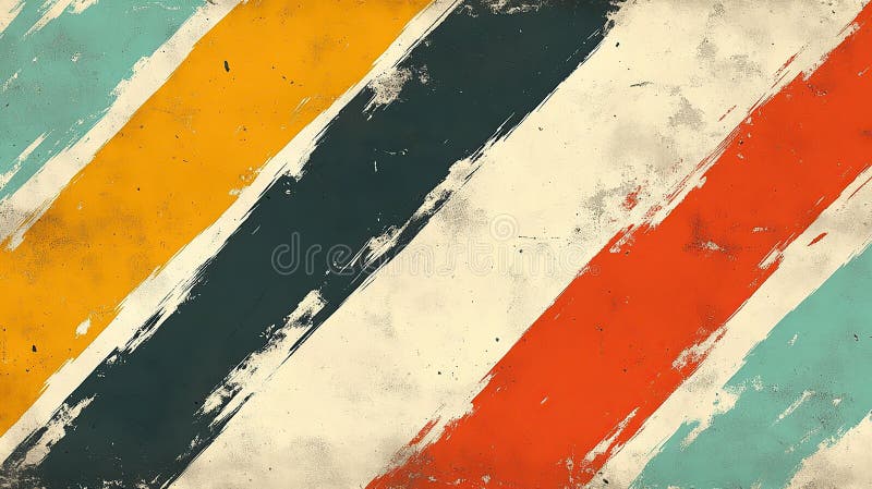 Färgfulla diagonalband på en texturerad bakgrund vektor illustrationer