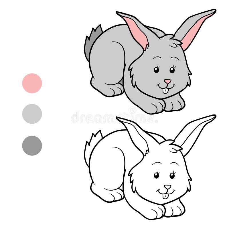 Färgläggningbok (kanin)