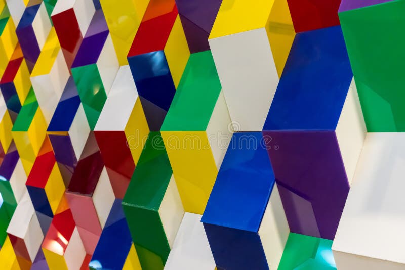 Färgrik akrylstrukturmodell som skapar abstrakt geometrisk w fotografering för bildbyråer Färgrik akrylstrukturmodell som skapar abstrakt geometrisk w fotografering för bildbyråer