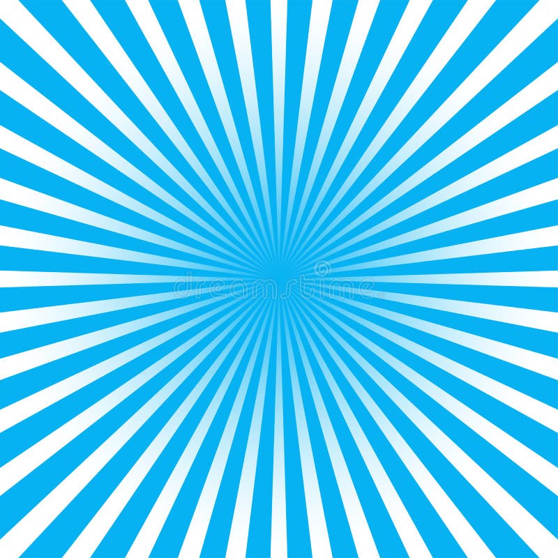 Färgrik blå bakgrund för abstrakt begrepp för strålsunburststil stock illustrationer Färgrik blå bakgrund för abstrakt begrepp för strålsunburststil stock illustrationer