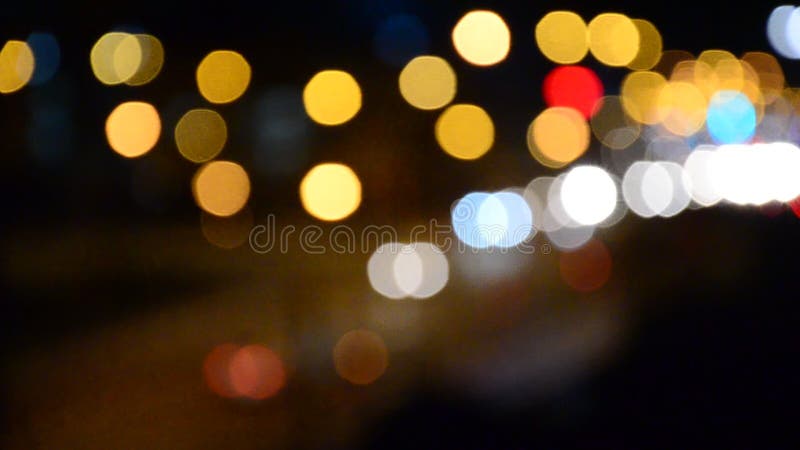 Färgrik Bokeh belysning arkivfilmer