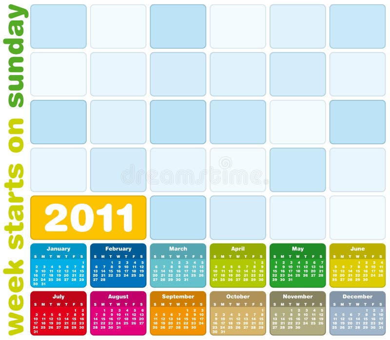 Färgrik kalender 2011