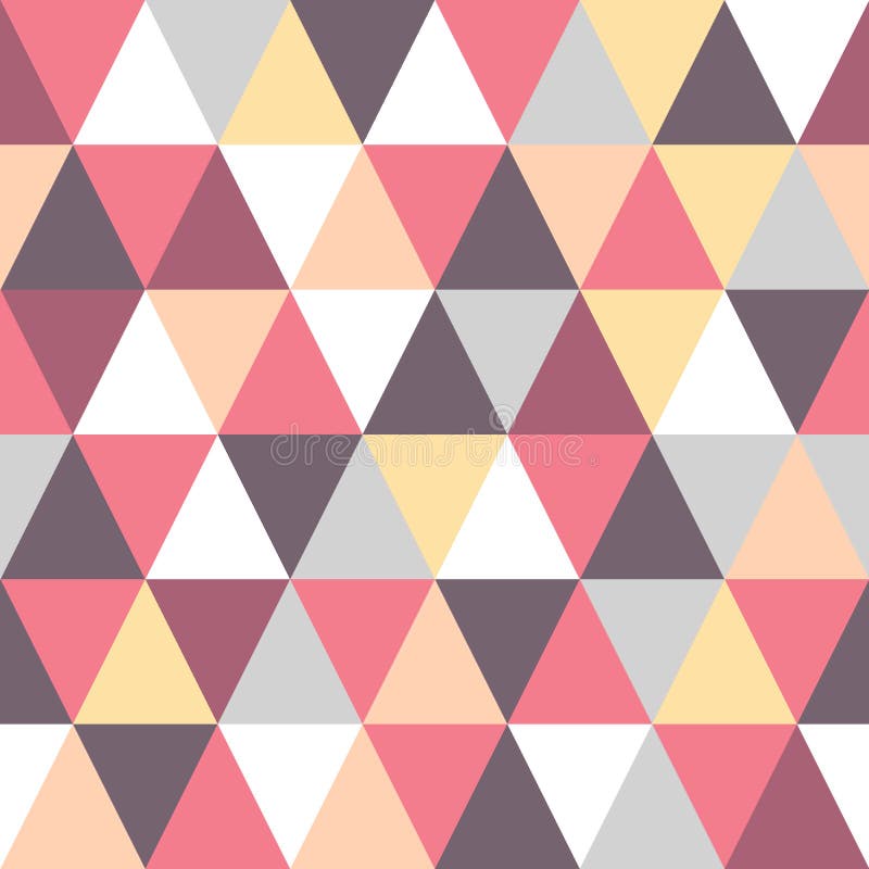 Färgrik modell för sömlös triangel Geometrisk bakgrund för vektor vektor illustrationer Färgrik modell för sömlös triangel Geometrisk bakgrund för vektor vektor illustrationer