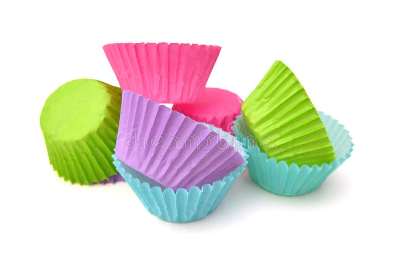 Färgrik muffin arkivfoton