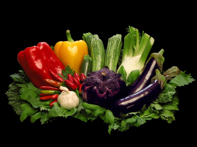 Färgrika grönsaker