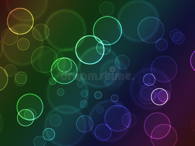 Bright colorful bokeh abstract circles for background use. Bright colorful bokeh abstract circles for background use