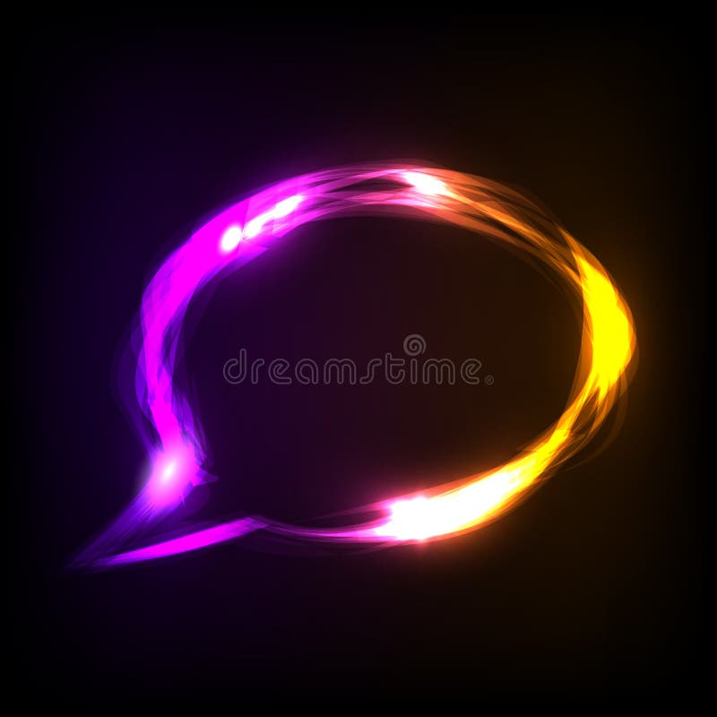 färgrikt neonanförande för abstrakt bubbla stock illustrationer färgrikt neonanförande för abstrakt bubbla stock illustrationer